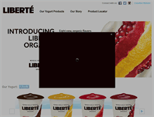 Tablet Screenshot of liberteyogourt.com